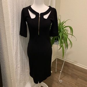 Yoana Baraschi Black Cocktail Dress